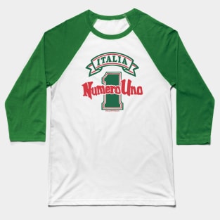 RETRO REVIVAL - Italia Numero Uno Baseball T-Shirt